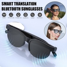 Wireless AI Language Smart Translator Glasses Headset 144- Languages Translation