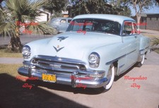 1950s Cadillac Car 35mm Slide Technicolor Classic Auto Whitewalls Americana