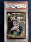 2025 Bowman Chrome Prospects Konnor Griffin #BCP-86 Burgundy Mojo Refractor/275