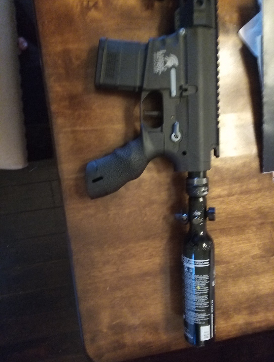 Lancer Tactical Gas Operated. $200+ With Upgrades Selling With Two Tanks $150