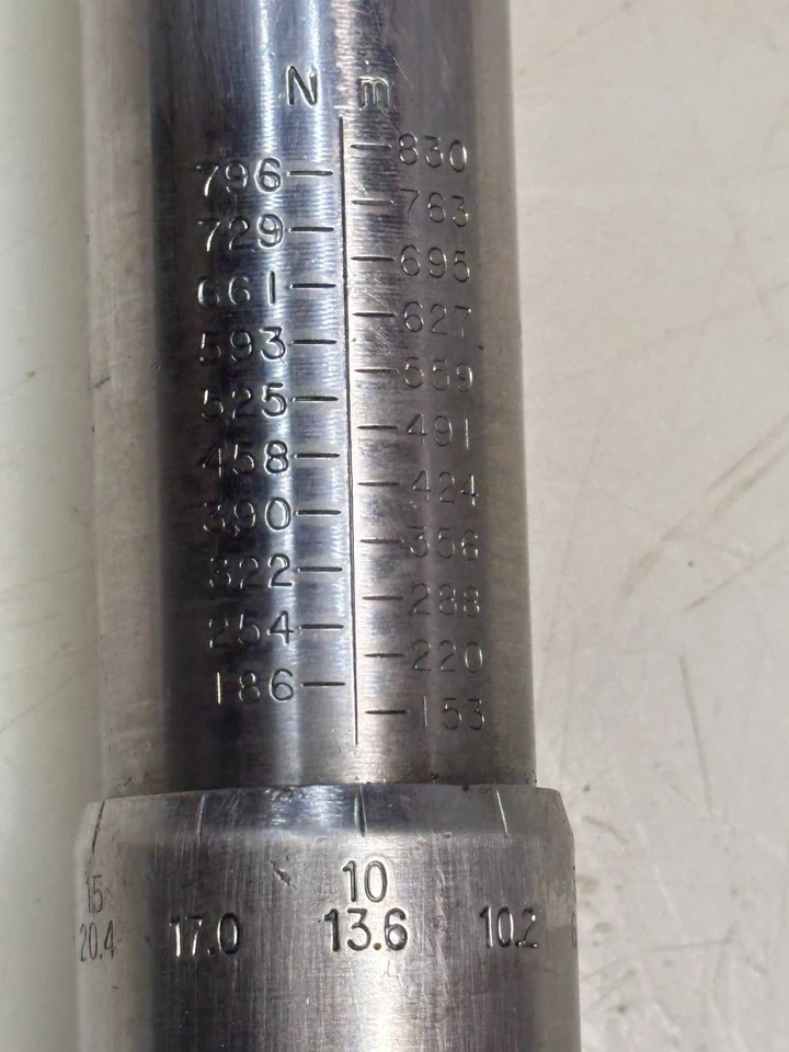 ARMSTRONG  #154  43-INCH LONG 3/4" DRIVE TORQUE WRENCH 100-600 FT. LBS.  USA - Image 3 of 4