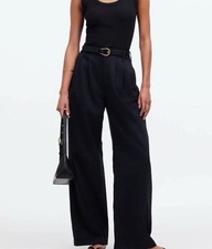 Madewell The Petite Harlow Wide-Leg Pant Size...