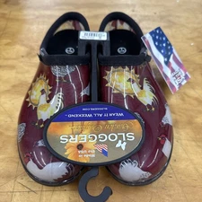 Sloggers Chicken Barn Red Waterproof Shoe Women's Size 6