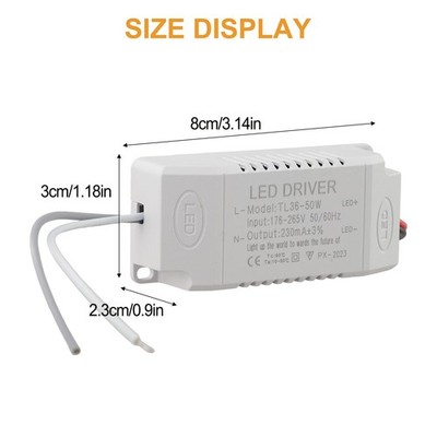 Netzteil DC108-165V Beleuchtungslösung -20~50°C 300mA±5% 36-50W Leistung