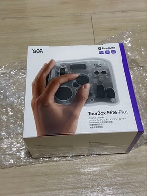 TourBox Elite Plus iPad Drawing Bluetooth Controller w/Box Unopened New