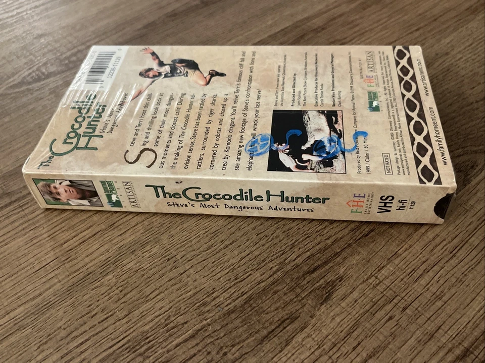 The Crocodile Hunter Steve's Most Dangerous Adventures VHS 2000 *SEALED NEW* - Image 4 of 4