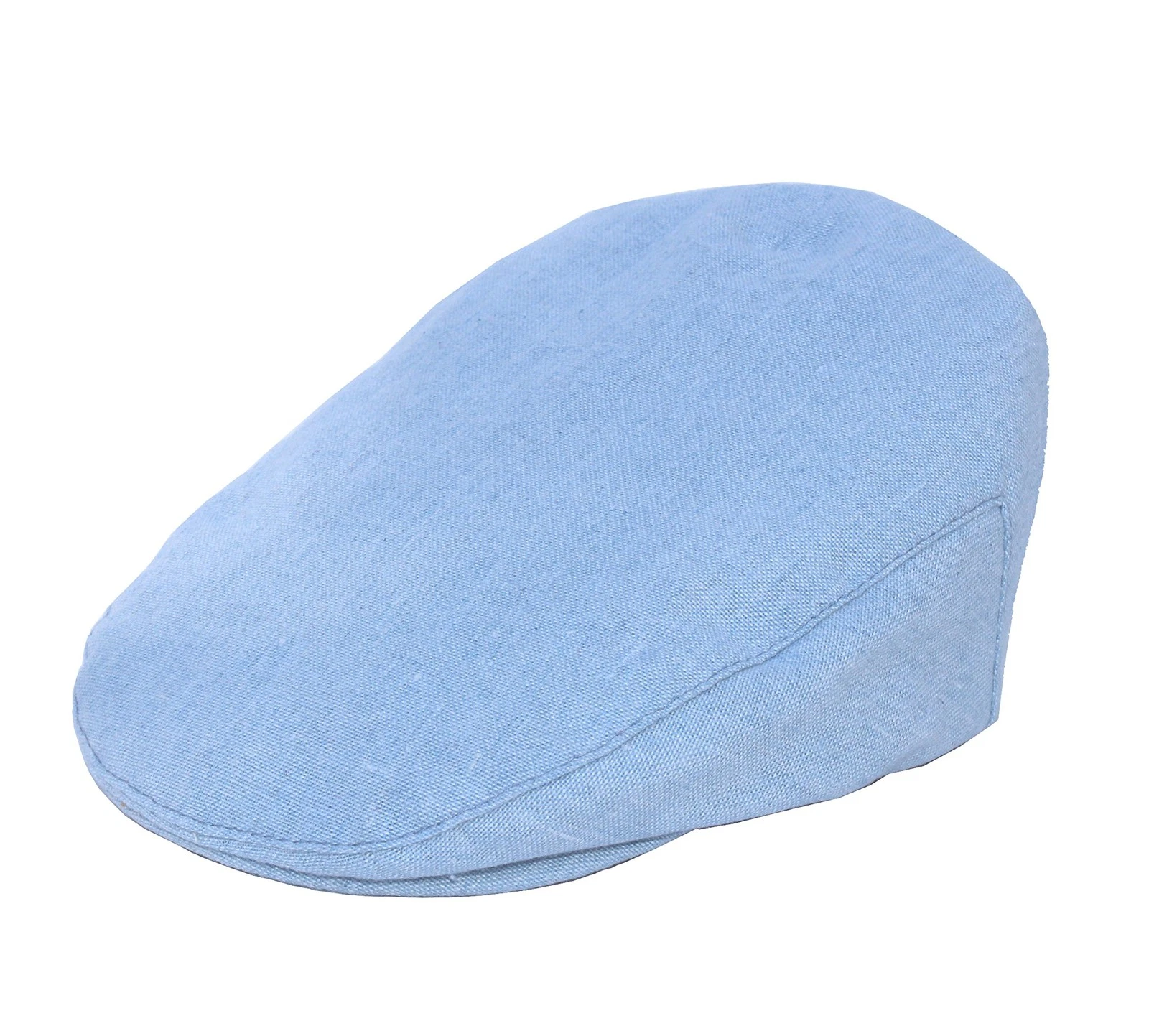- Baby Boy's Blue Linen Flat Driver Cap Boys Tweed Page Baby Kids Cap Hat Uni...