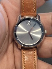 MOVADO BOLD Evolution MB01.3.14.6122 Men's Stainless Steel 36mm Watch Work C79