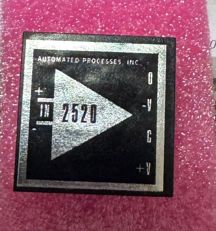Genuine API 2520 Op amps  sometimes static PARTS ONLY