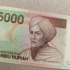 Indonesia, 5000 Rupiah Banknote 2015 UNC Indonesian Currency Paper Money