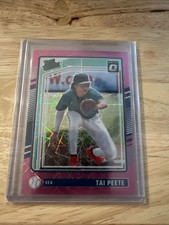 Tai Peete 2024 Donruss Optic Pink Velocity Rookie Rc /79
