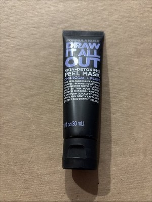 Formula 10.0.6 Draw It All Out Skin Detoxing Peel Mask in Charcoal Plum 1 oz NEW