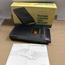 Vintage portable Realistic CTR-73 Casette Tape Recorder