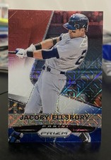 Jacoby Ellsbury 2015 Panini Prizm  #79 Red White & Blue Mojo Prizm Yankees
