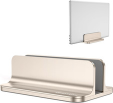 Vertical Laptop Stand Holder, Desktop Aluminum Stand for Macbook with Adjustable