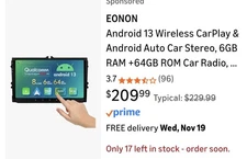 EONON VWA13 9" In-car Entertainment Car Stereo, 32gb