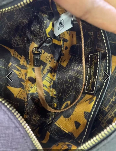 Disneyland Gold Sleeping Beauty Castle Dooney & Bourke Crossbody Camera Bag - Picture 8 of 8