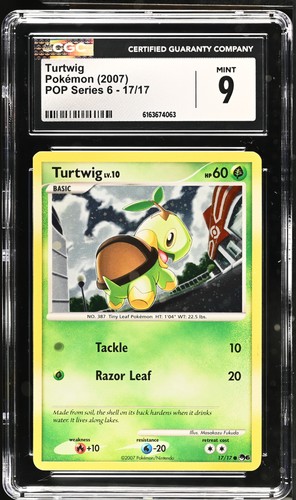 Turtwig graded CGC 9 for sale on eBay