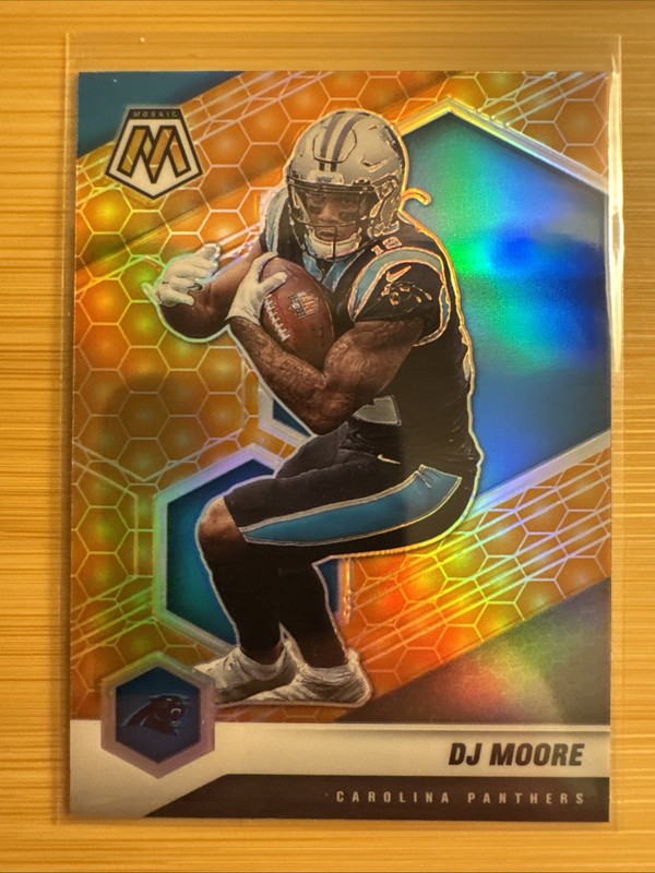2021 Panini Mosaic DJ Moore Honeycomb Case Hit SSP #33 Panthers Bears Bills