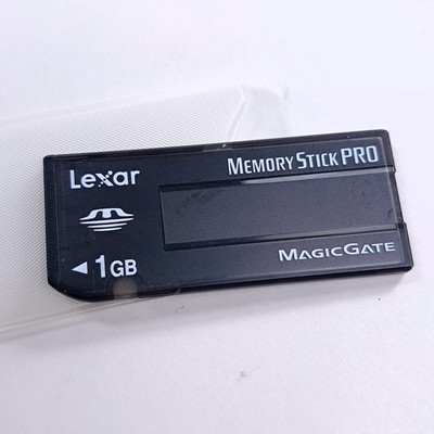 Lexar 1 GB Memory Stick Pro MagicGate Card long Sony Cybershot digital camera