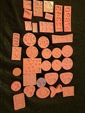 Lot of 33 Silicone Molds for Craft Resin Cast...