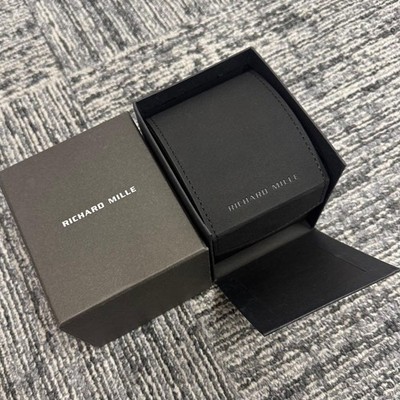 Richard Mille Authentic Single Watch Travel Case Box Black Near Mint w/Box
