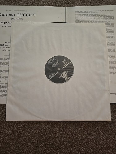 Puccini. Messa Di Gloria. Michel Corboz. Erato. Vinyl LP - Picture 6 of 8