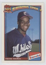 1991 Topps Bazooka Shining Stars Frank Thomas #7 HOF 0f5t
