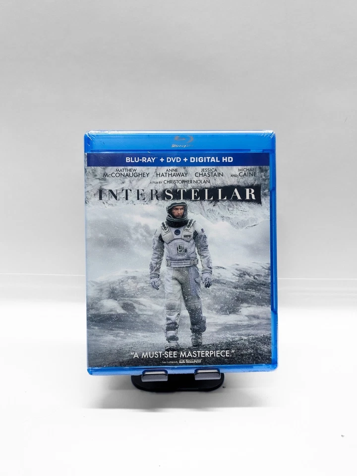 Interstellar (Blu-ray + DVD) W/Slipcover & IMAX Film Cell RARE OOP NEW SEALED Foto 2 de 3