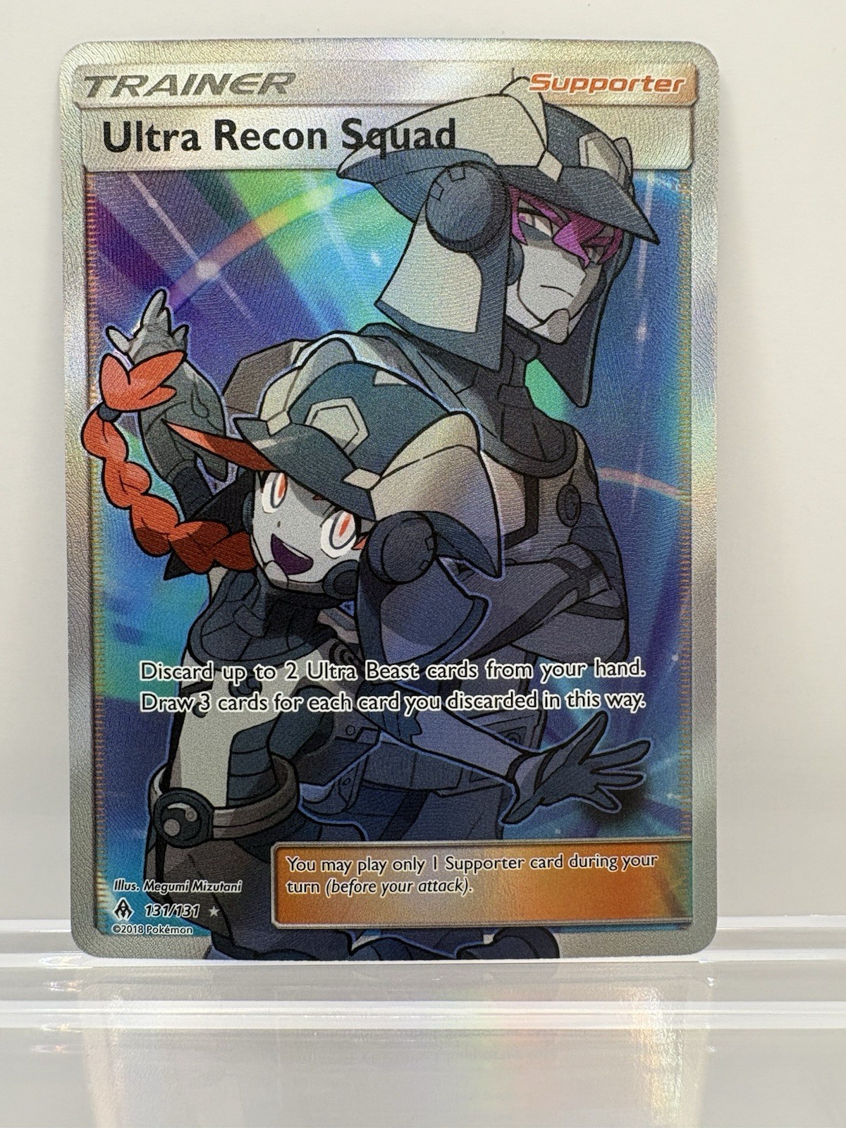 Ultra Recon Squad (Full Art) 131/131 Sm-Forbidden Light Holo NM