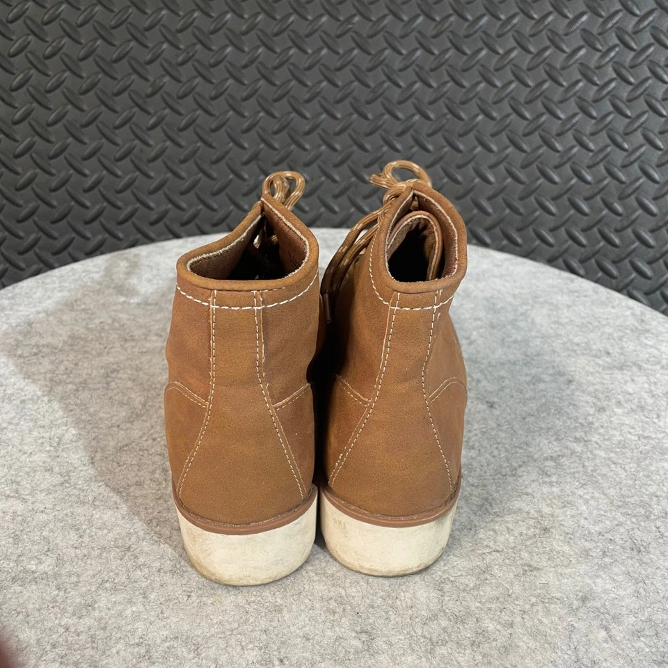 Женские сапоги St. John's Bay коричневые на шнуровке размер 6 комфорт пена с эффектом памяти - Изображение 4 из 4