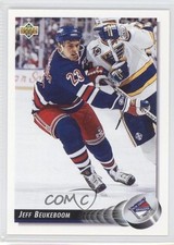 1992-93 Upper Deck Jeff Beukeboom #161 0b4