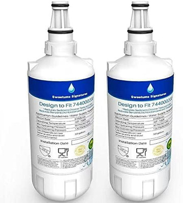 Liebherr 7440000 Refrigerator Water Filters Replacement (2 Pack)