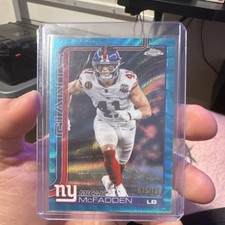 Topps 2023 Chrome Micah McFadden Blue Refractor #232 /199 New York Giants NFL