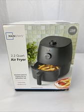 Mainstays 2.2 Qt Compact Air Fryer Non-Stick 1150W Built-in Timer - Purple - NEW