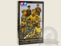 Us Infantry At Rest & Jeep / 1:48 - Tamiya 32552