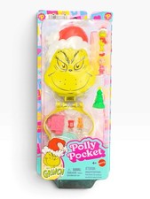 Polly Pocket The Grinch Compact Doll Playset w/ Mini Figures Accessories