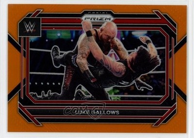 2023 Panini Prizm WWE Orange Prizm /99 Luke Gallows #3 0za6