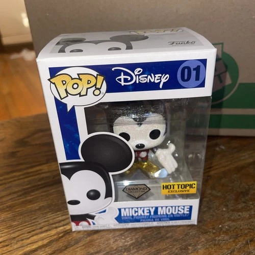 Funko Pop! Vinyl: Disney - Mickey Mouse - (Glitter) - Hot Topic (Exclusive) #1