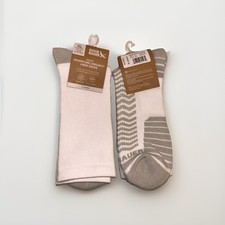 Eddie Bauer Unisex Adventure Coolmax Crew Socks White XL 4 Pair Pack NWT