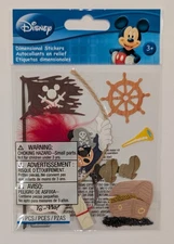 RARE Pirate Mickey Mouse Disney Scrapbooking Stickers By EK Success 