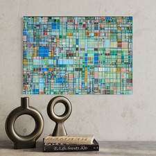 Quadro astratto moderno 50x70 cm - geometria, arte di linea, contemporaneo