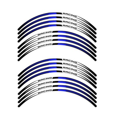 Blue R03B Wheel Stripes Sticker For Ducati SCRAMBLER CAFE RACER 2017-2021 20 19