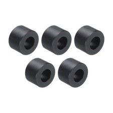 5pcs Aluminum Spacer 3/8" Bore x 3/4" OD x 1/2" Length Screw Bushing, Black