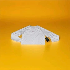 NIKE POWER RUN HYPER FEMME SPORTSWEAR LONG SLEEVE WOMEN'S CROP TOP  - Sz  M