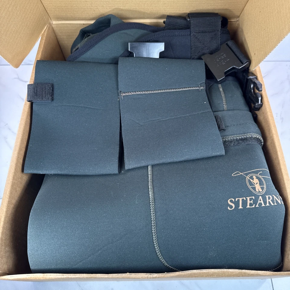 STEARNS✨Neoprene Waders✨Men's XL✨ Green Suspenders ✨Drywear ✨S120LOD✨Loden Green - Image 2 of 4