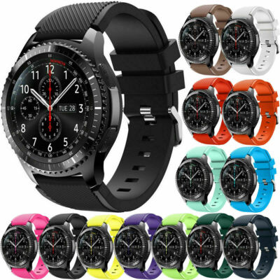 22mm Silicone Watch Band For Fossil Gen LTE/ Men's Carlyle Garrett  /Julianna