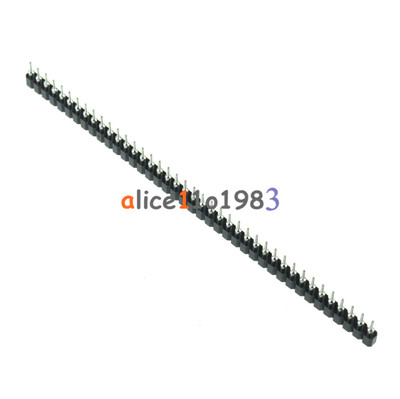 20Pcs 40pin Female Single Row Round Pin Header Socket Strip Tin PCB IC Breakable