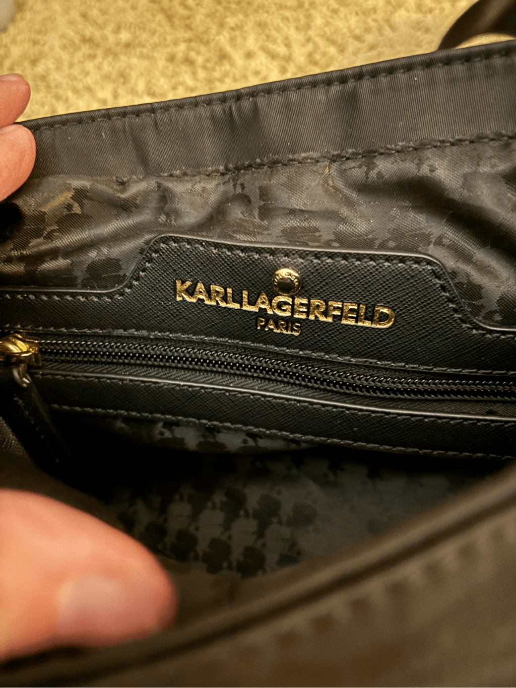 KARL LAGERFELD PARIS Cara Messenger Bag eBay