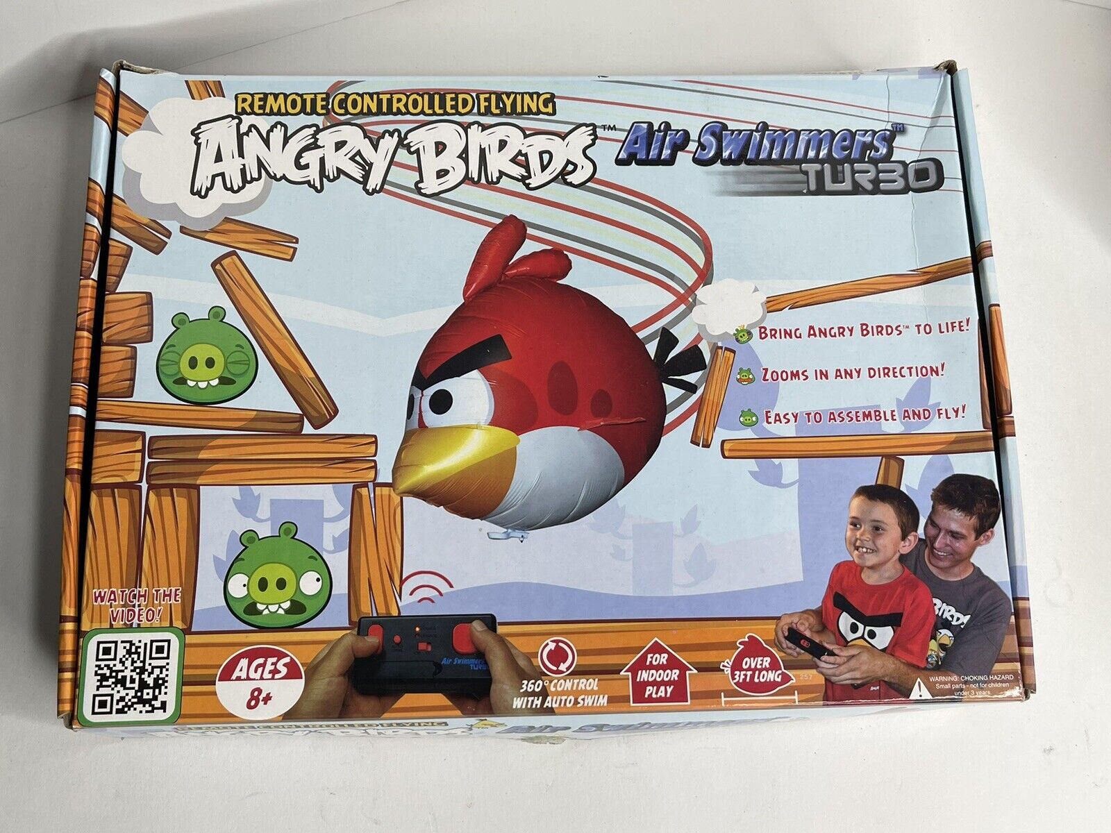 Angry Birds Air Swimmers Extreme Turbo Remote Control Balloon Flying RC Rovio